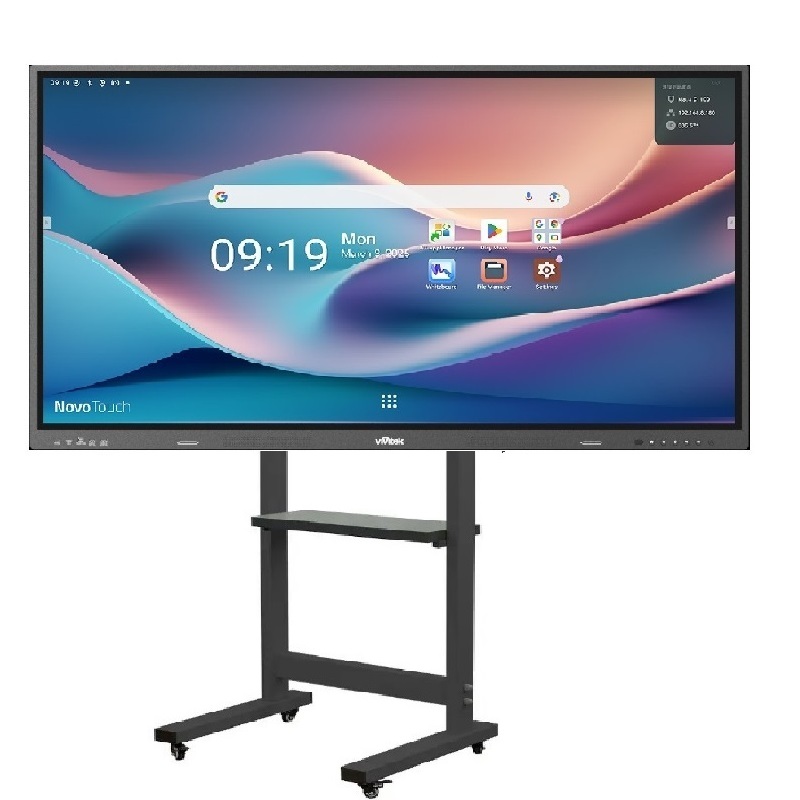 Інтерактивна панель Vivitek NovoTouch 75" (BK753i), мобільний стенд